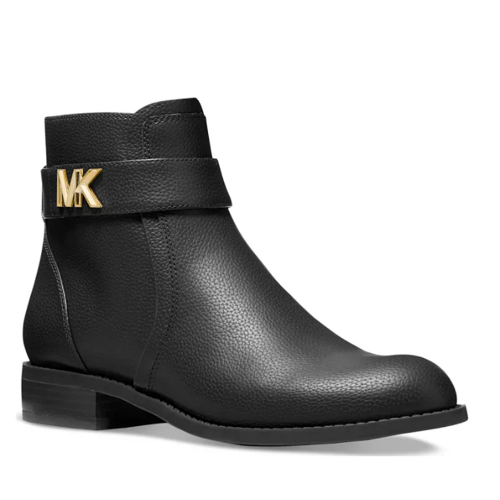 Michael Michael Kors Women's Jilly Flat Booties Size 7.5 , 8.5, 11 Black NWT